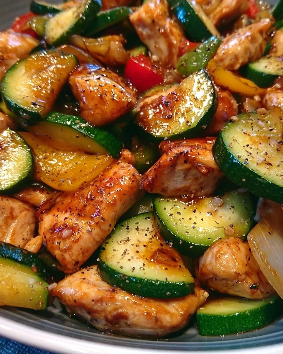 Chicken Zucchini Stir Fry