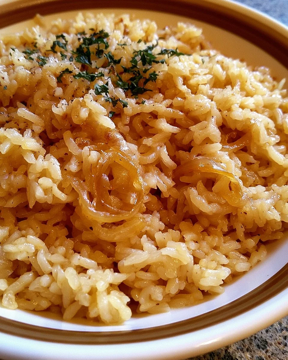 Buttery Onion Rice