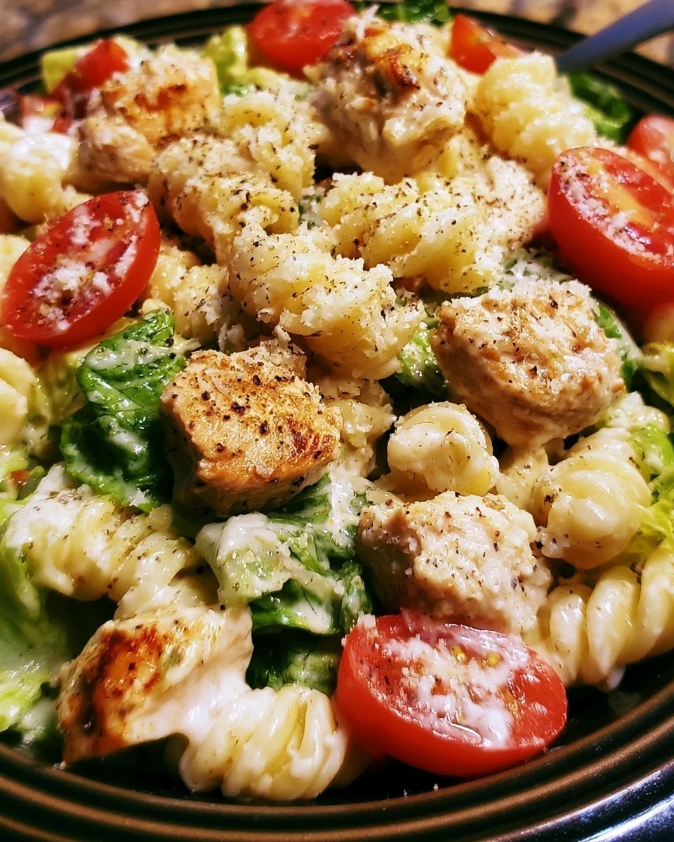 Chicken Caesar Pasta Salad