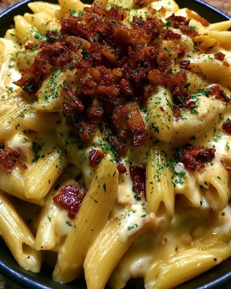 Delicious Chicken Penne pasta dish with creamy sauce and grilled chicken