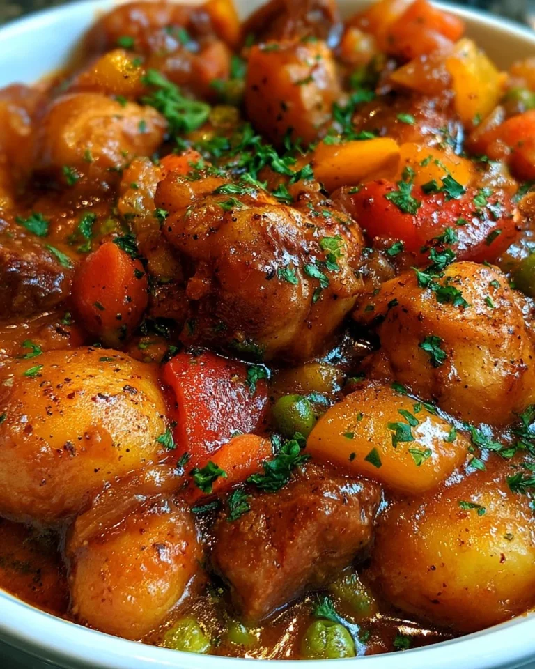 Flavor-packed comfort dish served with fresh ingredients and great taste