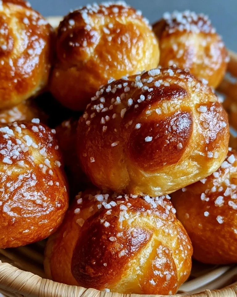 Fluffy air fryer pretzel bites served with cheese dip.